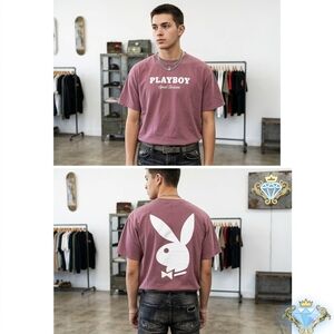 Playboy x PacSun Speed Division Tee | Mauve/Plum | Size Large Streetwear